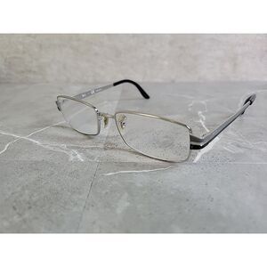 Ray Ban RB6184 2634 Silver Rectangle Eyeglasses Frames Only 51-17‎ 140